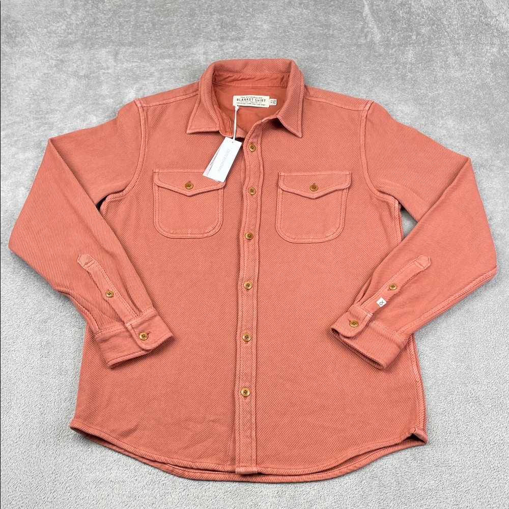 NEW Outerknown XS 100% Organic Cotton Men's Blanket Shirt, S/M Womens MRD